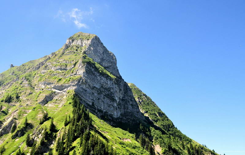 Le Moléson : la face de la Via Ferrata