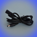 Extension cable for headlamp with separate batteries, length 100 cm
