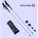 RocAlpes Mont Rose S RT302 Folding poles 120cm Alu 7075 Gray