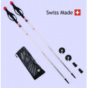 RocAlpes Mont Rose Lady S RT303 Folding poles 120cm Alu 7075 Grey