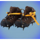 Ice crampons 10 teeth for hiking shoes
