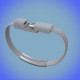 USB - Micro-USB bracelet cable for charging and data