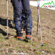 Crampons for walking shoes with 12 steel teeth