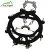 Crampons for walking shoes with 12 steel teeth