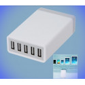 Charger 110-240V 26W 5xUSB