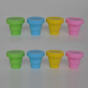 8x RocAlpes RC200 Foldable silicone cup Lot multicolor