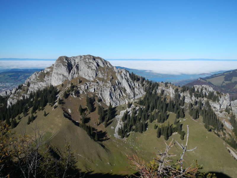 La Dent de Broc depuis la Dent du Chamois