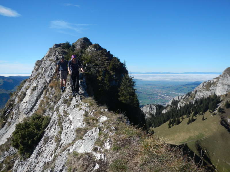 Sur la Dent du Chamois