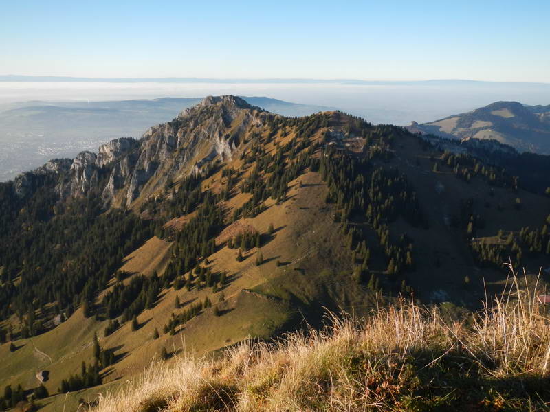 La Dent du Chamois depuis la Dent du Bourgo