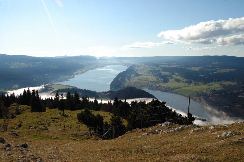 La Vallée de Joux depuis le sommet de la Dent de Vaulion