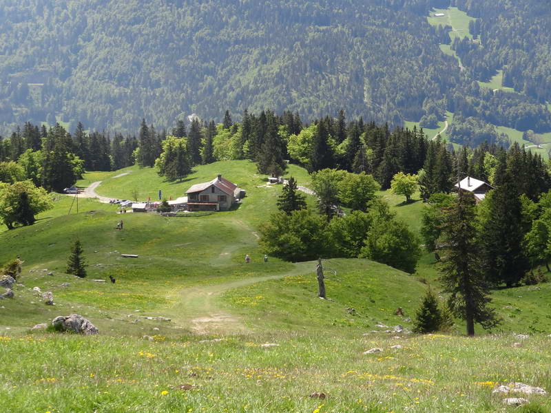 Le chalet-restaurant de la Dent de Vaulion