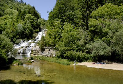 Dans les gorges de l'Orbe