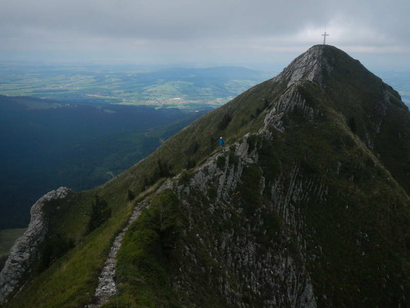 Arrivée au sommet du Moléson