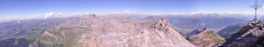 Panorama depuis la Grand Muveran